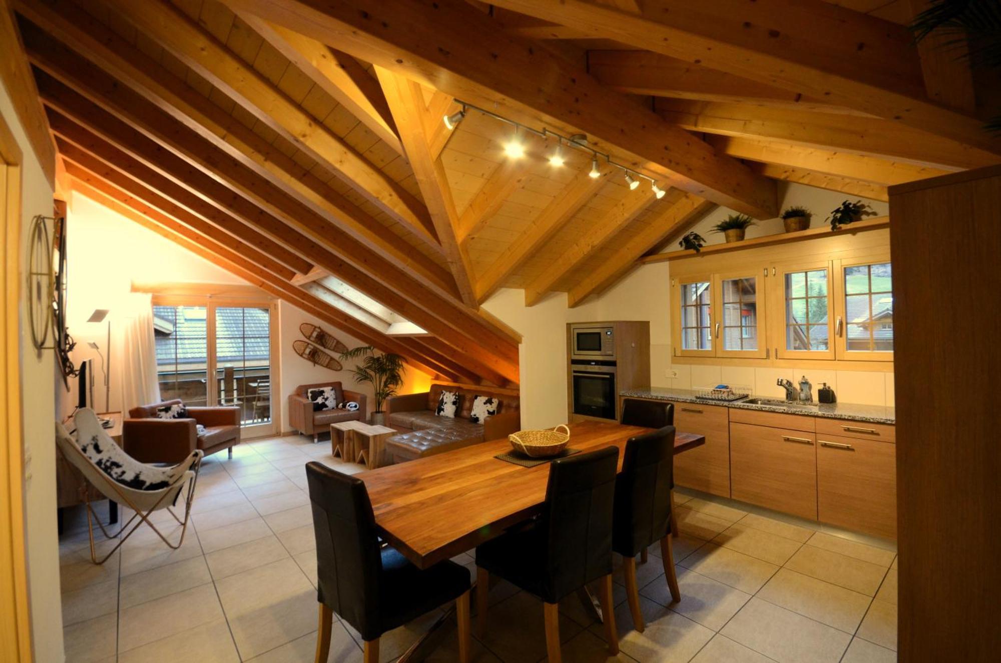 Luxury Penthouse Apartment Lauterbrunnen Esterno foto
