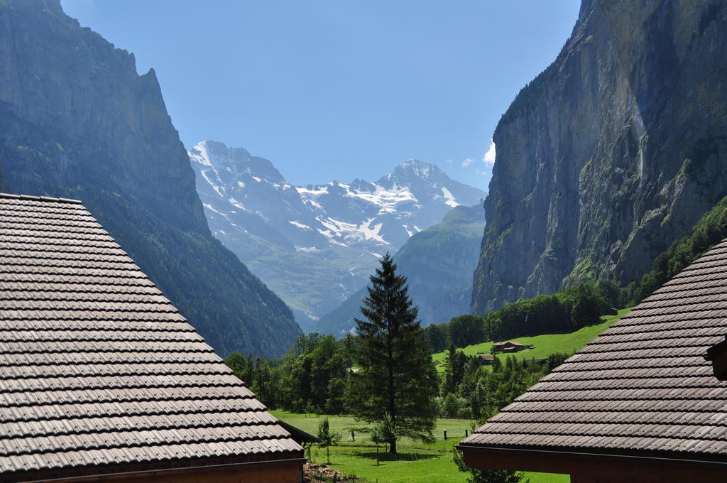 Luxury Penthouse Apartment Lauterbrunnen Esterno foto